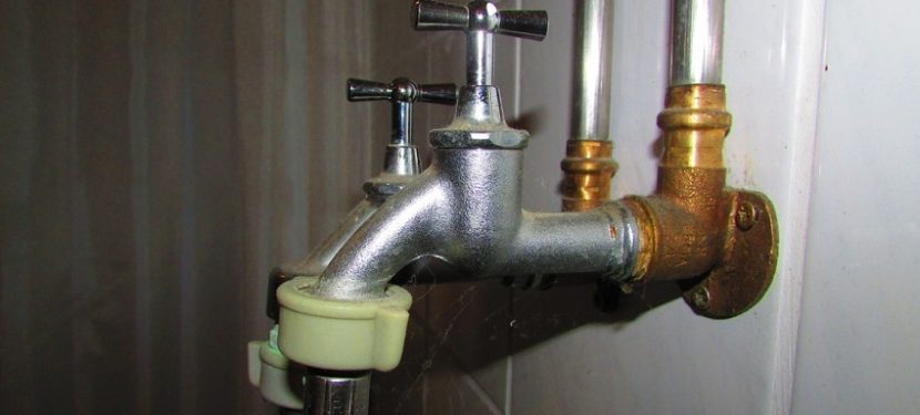 Wasserabsperrung am 22. Oktober