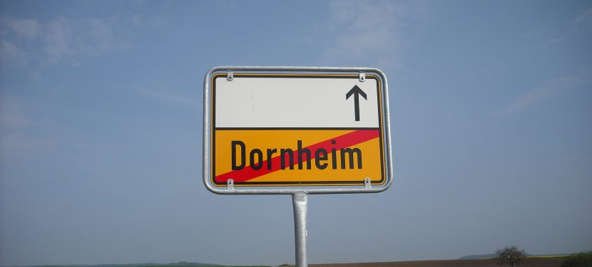Kreisstraße 3 bei Dornheim gesperrt